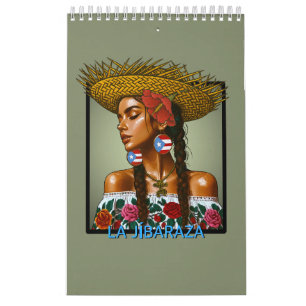 Calendrier La Jíbaraza – L'art jíbara portoricain • Boricua