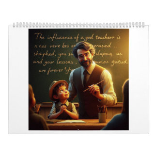 Calendrier "La Journée de l'enseignant sincère veut inspirer
