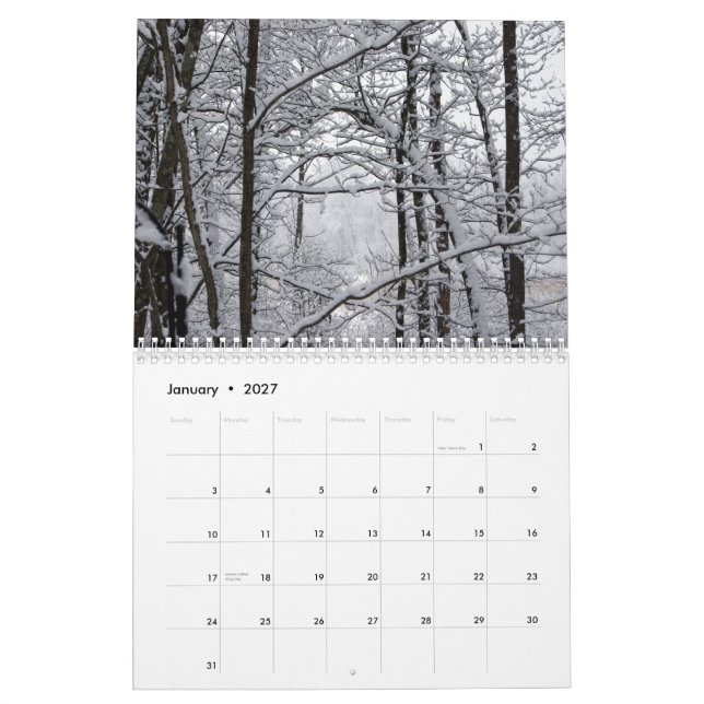 Calendrier La Mlle Molly Photography Calendar (Jan 2027)