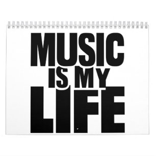 Calendrier La musique est ma vie