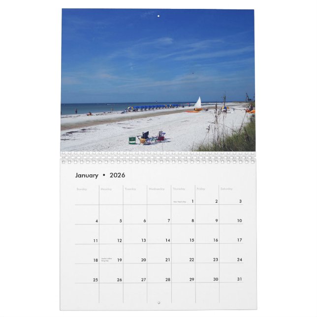 CALENDRIER LA PLAGE (Jan 2026)