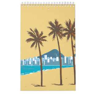 Calendrier La plage de Copacabana