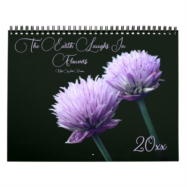 Calendrier La Terre rit en fleurs  (Protection)