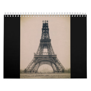 Calendrier La Tour Eiffel : Etat de la construction 1888