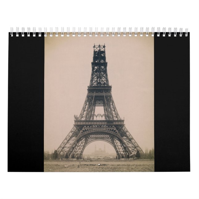 Calendrier La Tour Eiffel : Etat de la construction 1888 (Protection)