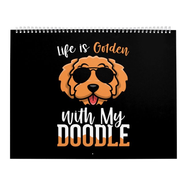 Calendrier La vie est dorée avec mon Doodle, Citations du pro (Protection)