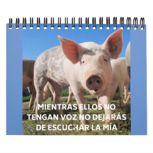Calendrier La voz de los   Voix Animaux