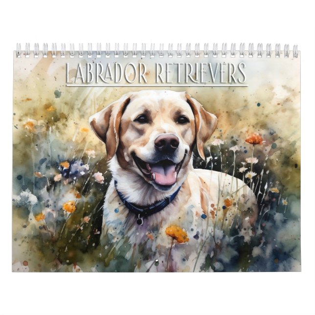 Calendrier Labrador Retriever, calendrier pour n'i (Protection)