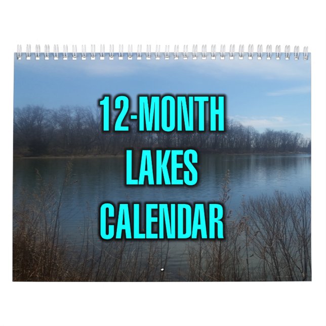 Calendrier Lacs de 12 mois (Protection)