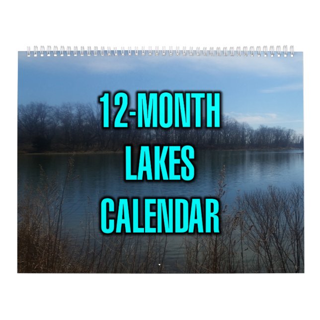 Calendrier Lacs de 12 mois (Protection)