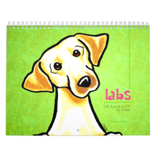 Calendrier -Laisse Art™ vol. 1 de laboratoires de chiens