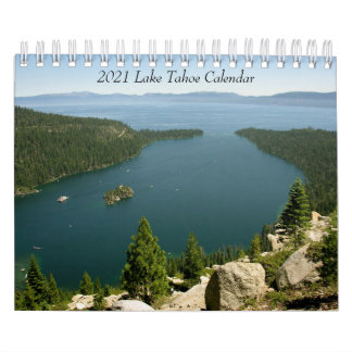 Calendrier Lake Tahoe 2021