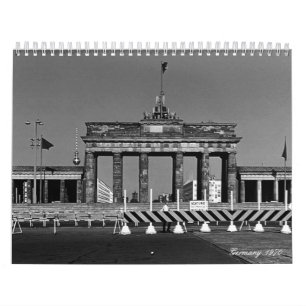 Calendrier L'Allemagne vintage 1970