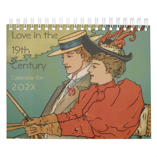 Calendrier L'Amour vintage au 19ème siècle (Protection)