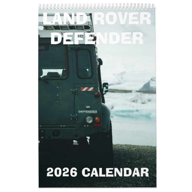 Calendrier LAND ROVER DEFENDER, Calendrier Tout-Te (Protection)