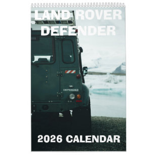 Calendrier LAND ROVER DEFENDER, Calendrier Tout-Te
