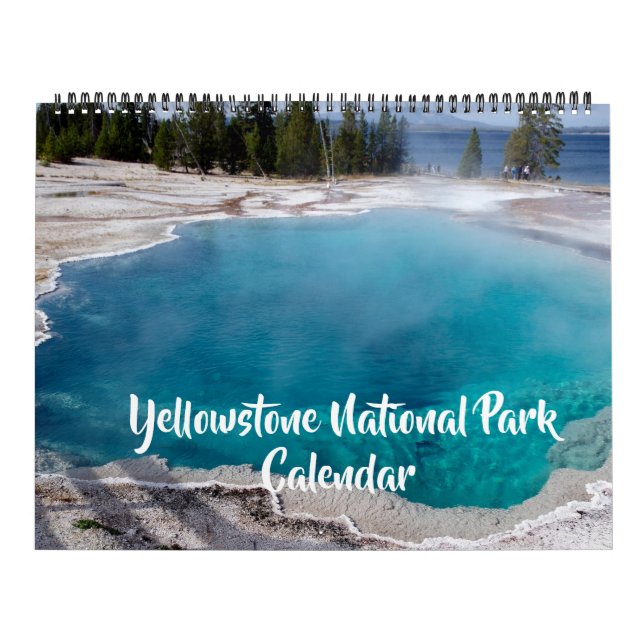 Calendrier Large Size Yellowstone Park Calendar (Protection)