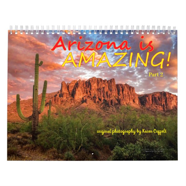Calendrier L'Arizona est la partie Extraordinaire2 de la phot (Protection)