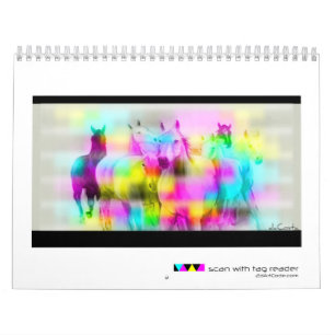 Calendrier L'art de code barres du daCosta de Bret