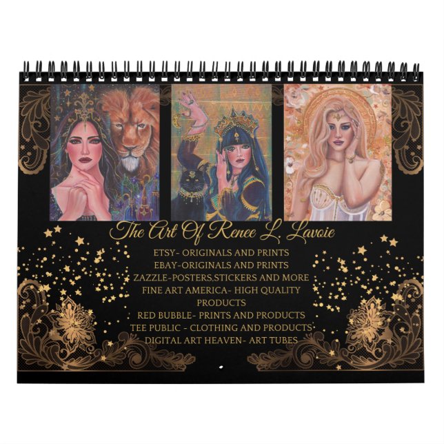 Calendrier L'art de Renee L. Lavoie Calendar (Protection)