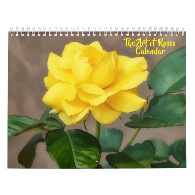 Calendrier L'Art des Roses pour les Amateurs de Fl (Protection)