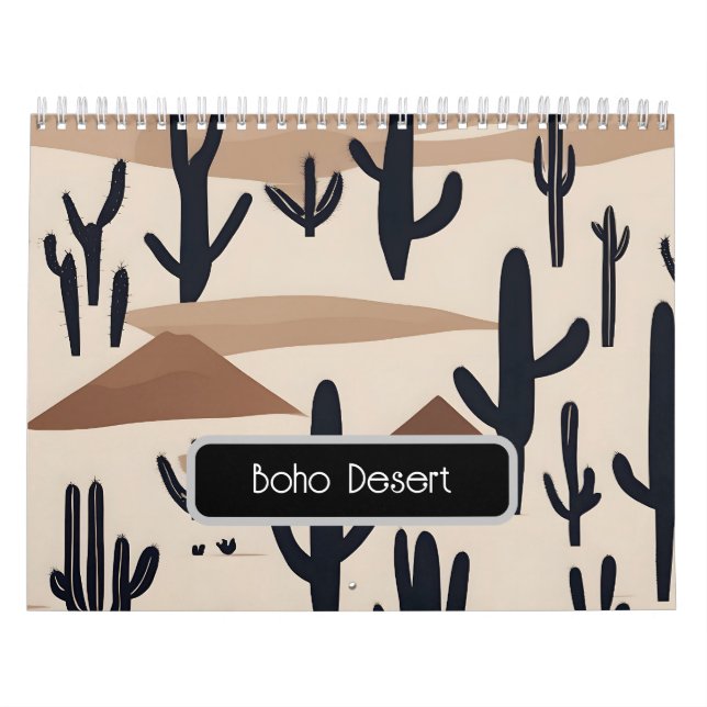 Calendrier L'art du désert de Boho (Protection)