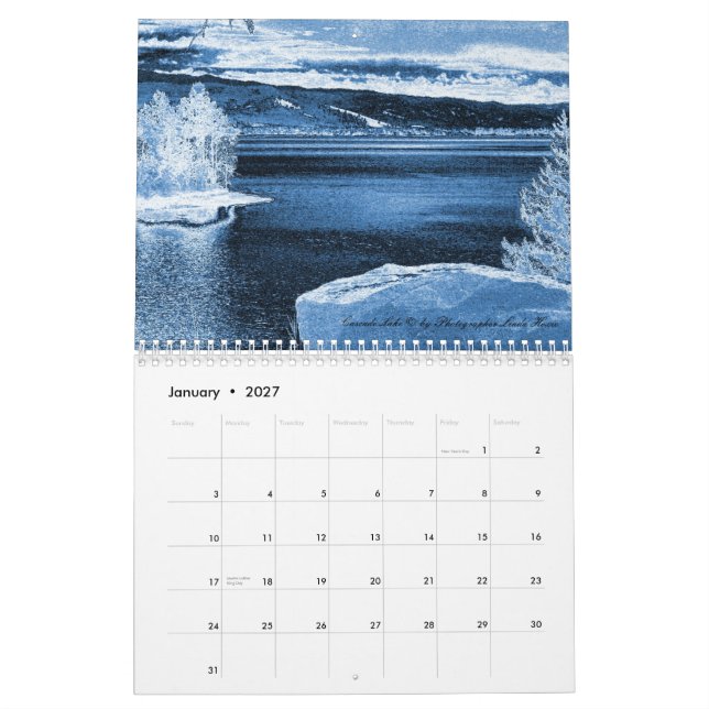 Calendrier Le bel Idaho (Jan 2027)