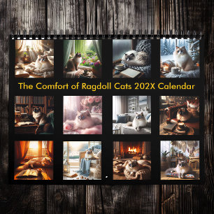 Calendrier Le confort des Ragdoll Cats 202X