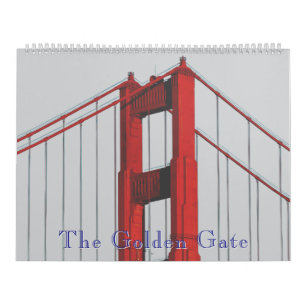 Calendrier Le Golden Gate Bridge San Francisco