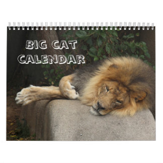 Calendrier Le grand chat choisissent votre année