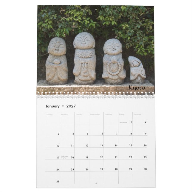 Calendrier Le Japon 2010 (Jan 2027)