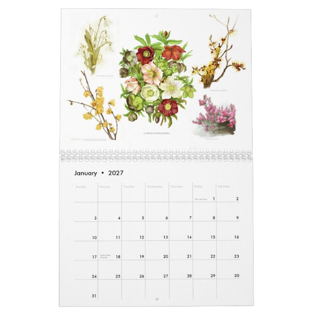 Calendrier Le jardin 2015 (Jan 2027)