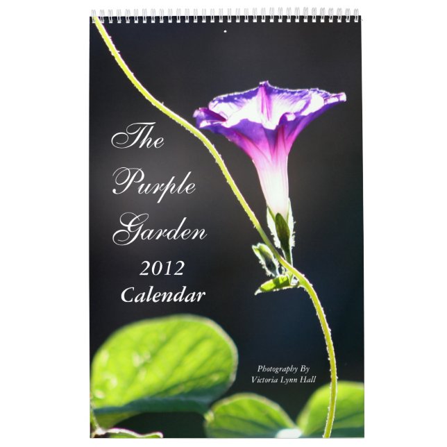 Calendrier Le jardin pourpre 2012 (Protection)