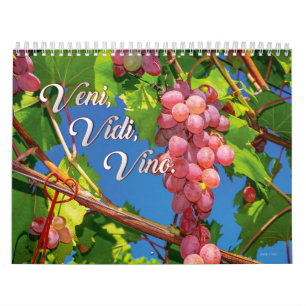 Calendrier Le Mur des Vins Calender - Veni, Vidi, Vino.