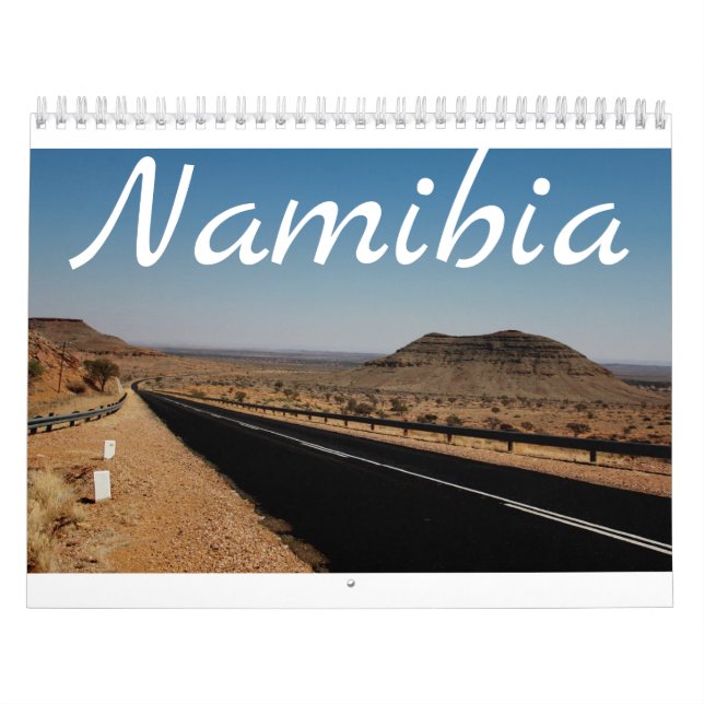 Calendrier Le paysage des dunes de sable de Namibie (Protection)