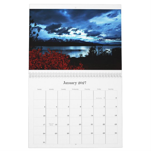 Calendrier Le Tetons grand (Jan 2027)