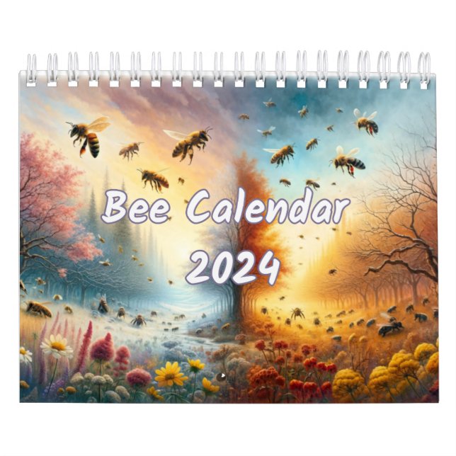 Calendrier Le voyage d'une abeille en pleine saison (Protection)