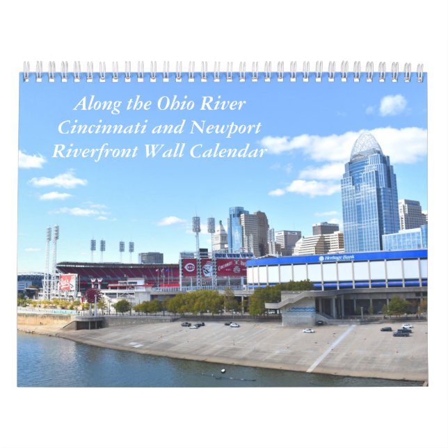 Calendrier Le Waterfront de Cincinnati/Newport Wall Calendar (Protection)