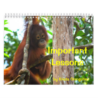 Calendrier Leçons importantes pour des enfants par