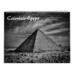 Calendrier L'Egypte sans couleur