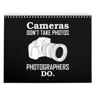 Calendrier Les caméras ne photographient pas la photographie