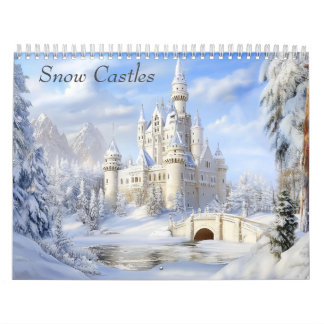 Calendrier Les châteaux de neige
