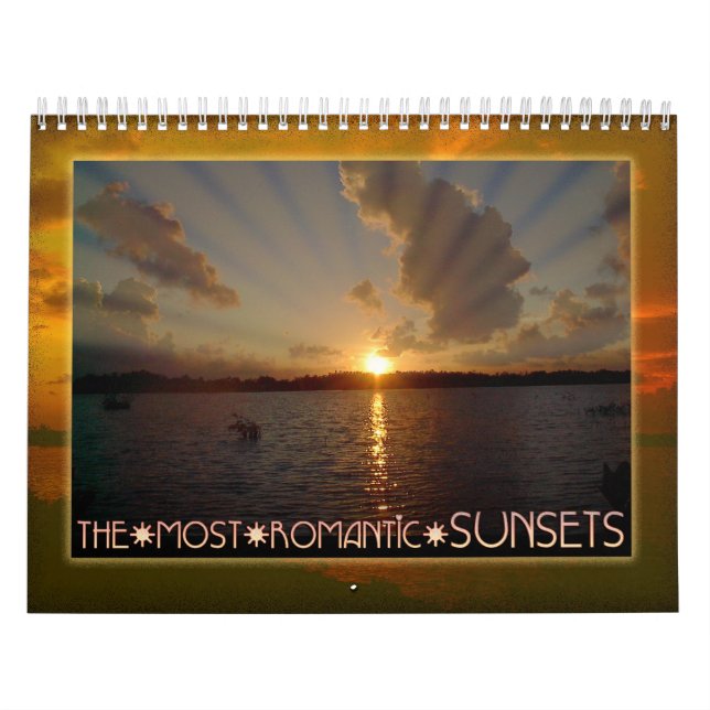 Calendrier Les Couchers De Soleil Les Plus Romantiques (Protection)