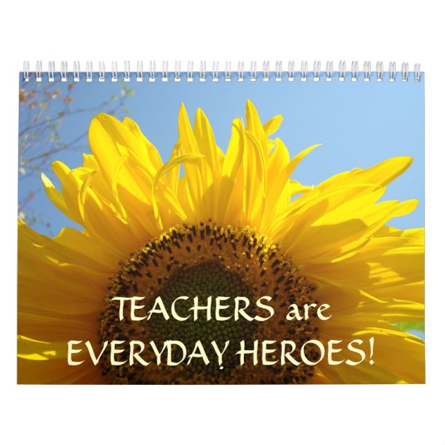 Calendrier LES ENSEIGNANTS sont des HÉROS du QUOTIDIEN ! Cale (Protection)
