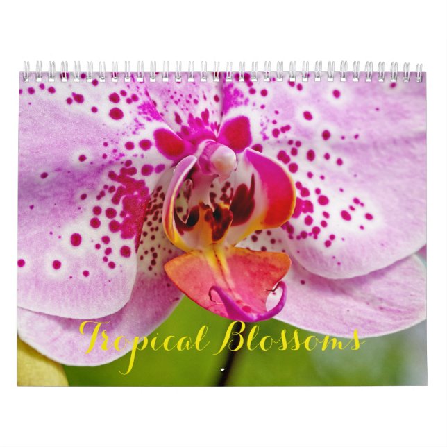 Calendrier Les fleurs tropicales (Protection)