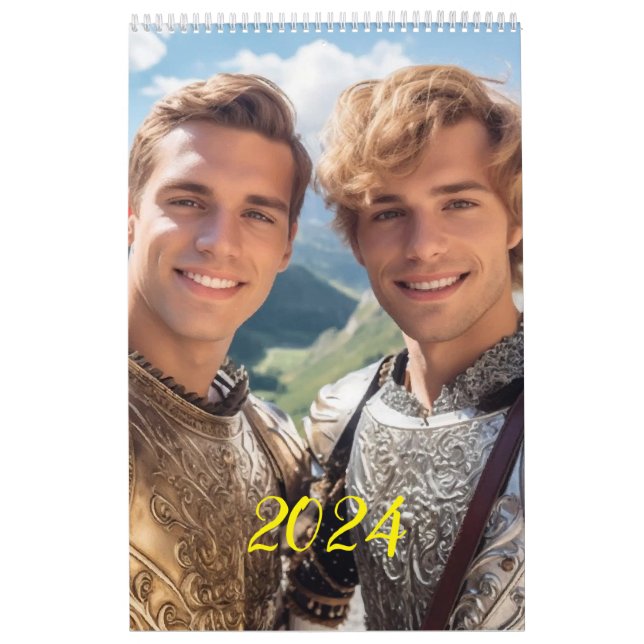 Calendrier Les hommes les plus romantiques 2024 (Protection)
