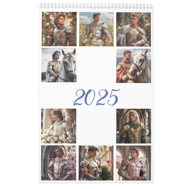 Calendrier Les hommes les plus romantiques 2025 (Dos)