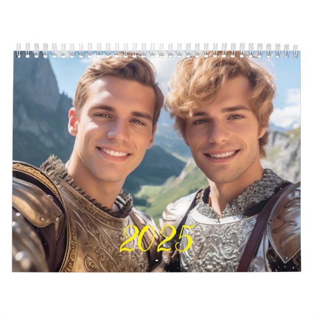 Calendrier Les hommes les plus romantiques 2025 (Protection)