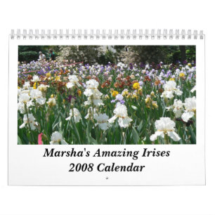 Calendrier Les iris extraordinaires de Marsha Cale 2008…