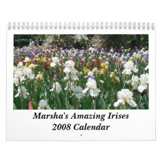 Calendrier Les iris extraordinaires de Marsha Cale 2008…